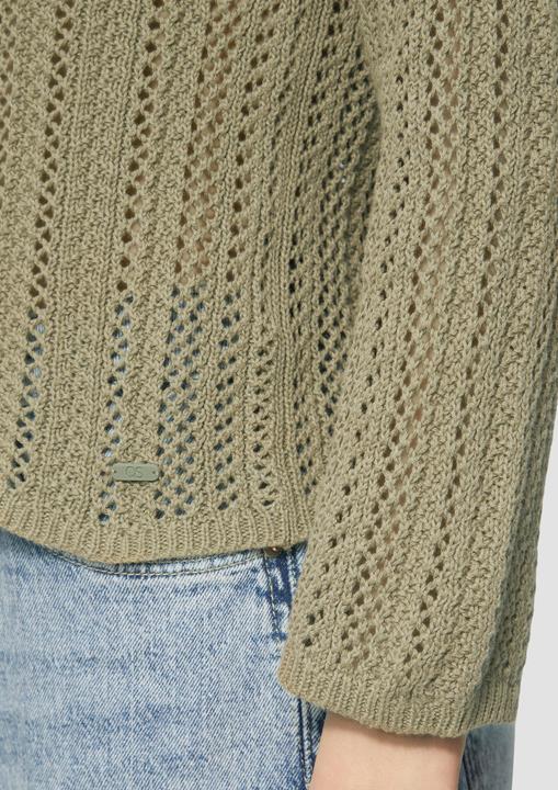 Produktbild S.Oliver Strickpullover Pullover in Häkeloptik (M)