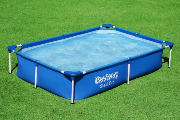 Actual product image Bestway Steel Pro Frame Pool (221 x 150 x 43 cm)