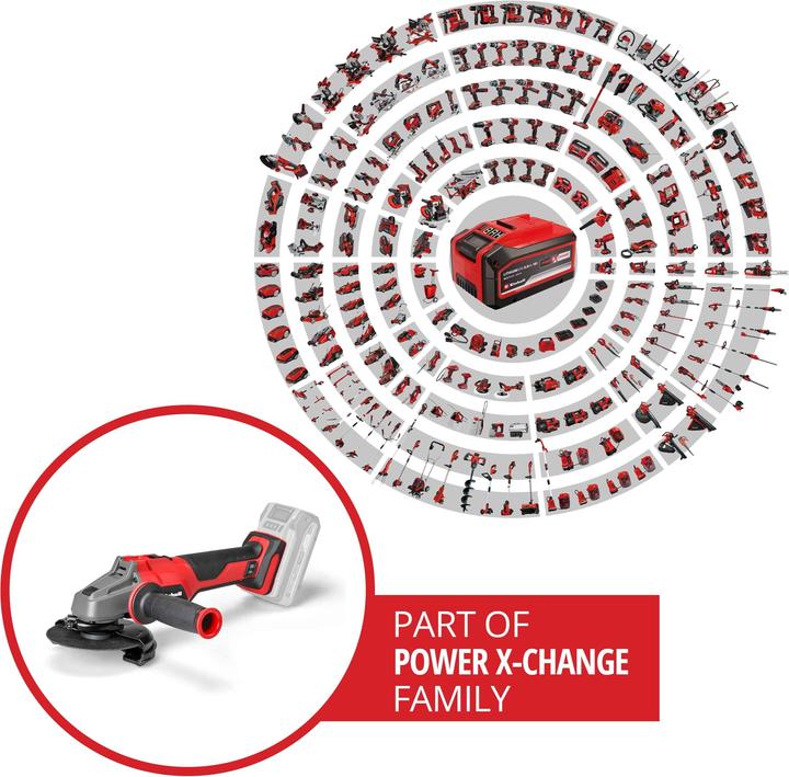 Actual product image Einhell AXXIO 18/125 Q Solo (125 mm)