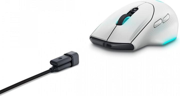 Produktbild Dell Mysz bezprzewodowa Alienware AW620M Lunar light (Kabelgebunden, Kabellos)