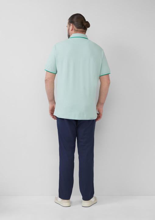 Produktbild S.Oliver Polo-Shirt Sportives Piqué-Poloshirt mit Kontrast-Details (XXL)