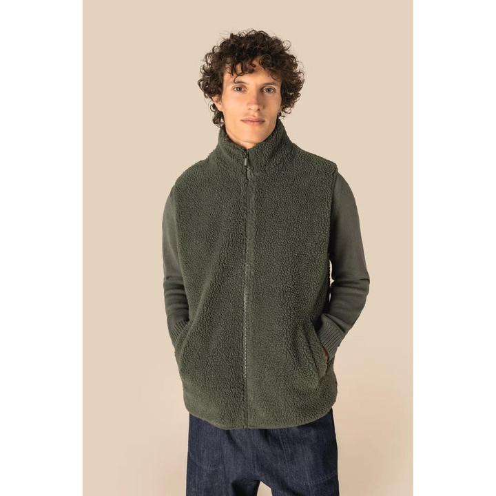 Actual product image Spasso Sleeveless sherpa jacket (M)