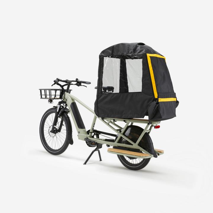 Decathlon Regenverdeck E-Lastenfahrrad Cargobike R500E reflektierend