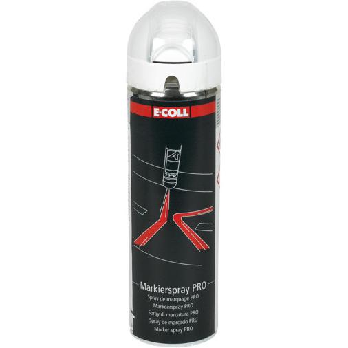 E-coll, Wandfarbe + Spezialfarbe, Markierungsspray (Weiss, Fluorescent, 0.50 l)