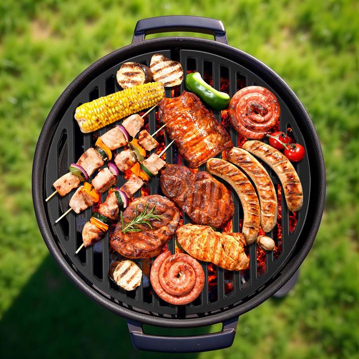 Image du produit Wiltec 2x Gusseisen Grillrost 49,8x24,3x0,9cm Grill Rost Grillzubehör BBQ Gussrost