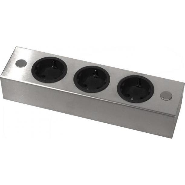 Thebo, Steckdosenleiste, ST 3002 Unterbausteckdose Edelstahl