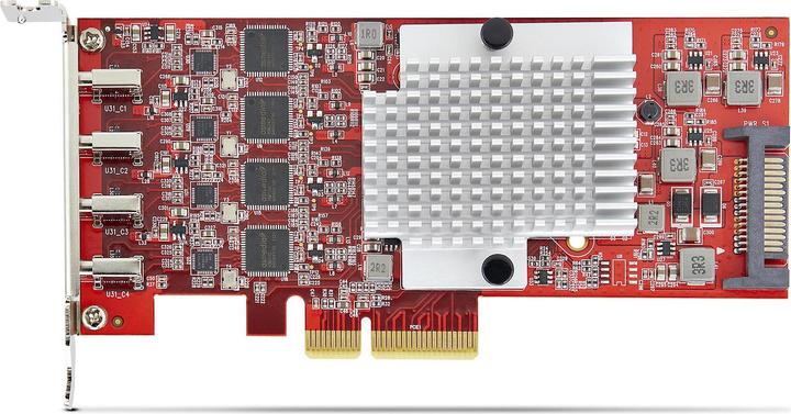 Produktbild StarTech 4-PORT USB-C 10GB PCIE CARD LP USB-C 3.2 10GBPS