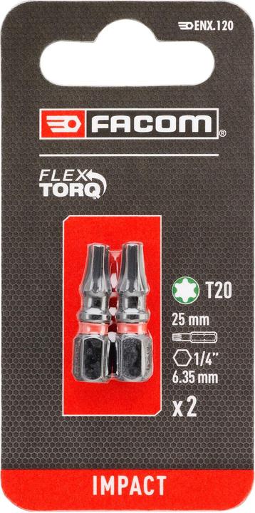 Actual product image Facom Hexagon socket screwdriver bit