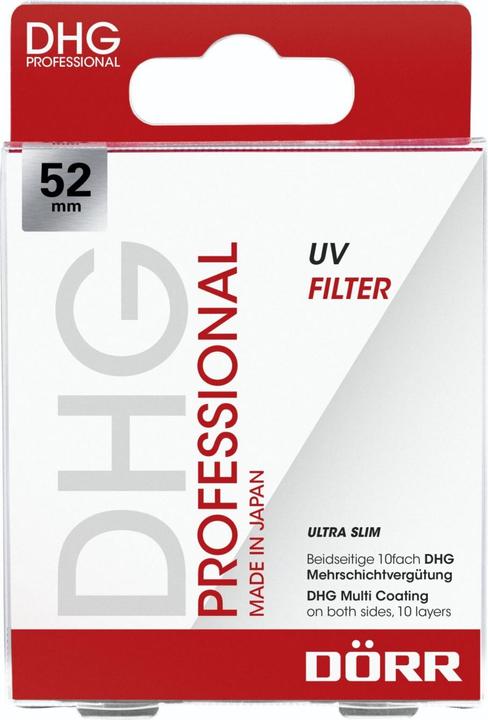 Image du produit Dörr Filtre UV DHG 52mm (52 mm, Filtre UV, 52 mm)
