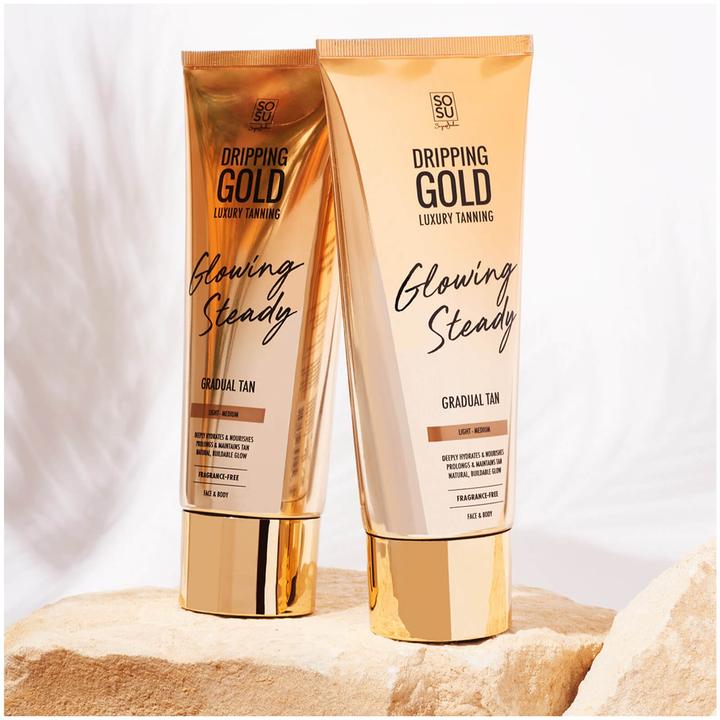 Produktbild Sosu Glowing Steady Gradual Tan - Self-tanning Cream - 200ml (Selbstbräunungscreme, 200 ml)