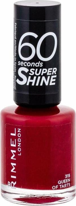 Rimmel London 60 Seconds Super Shine (315 Queen Of Tarts, Colour paint)