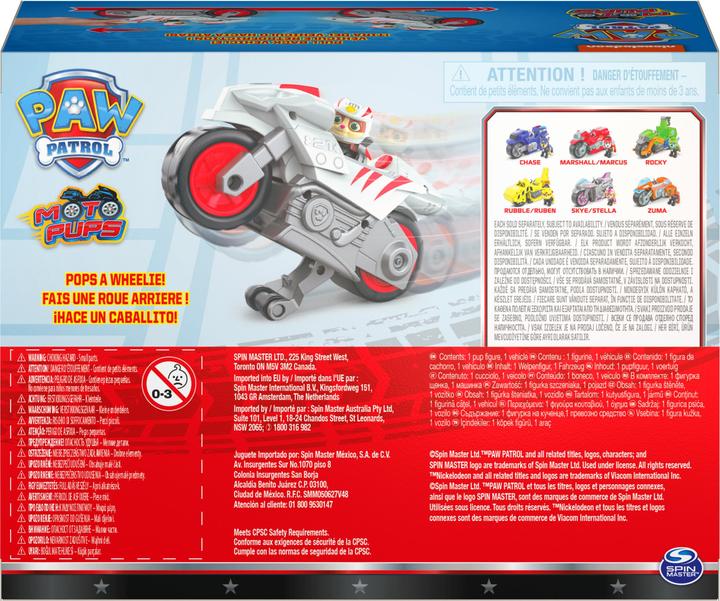 Produktbild Spin Master Paw Patrol Wildcat’s Deluxe Pull Back Motorcycle