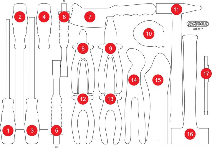 Actual product image KS Tools 811.0017-97