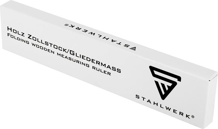 Produktbild Stahlwerk Zollstock 3er Set 3 Meter präziser Holz-Gliedermassstab, Meterstab (Metrisch)