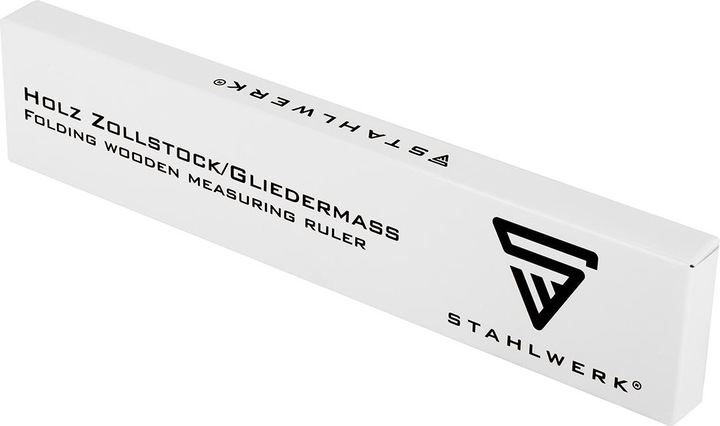 Produktbild Stahlwerk Zollstock 3er Set 3 Meter präziser Holz-Gliedermassstab, Meterstab (Metrisch)