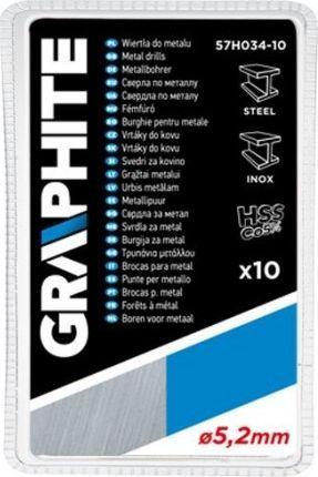 Actual product image Graphite metal drill, cylindrical, 5.2 mm, 10 pcs. (57H034-10) (5.2 mm)