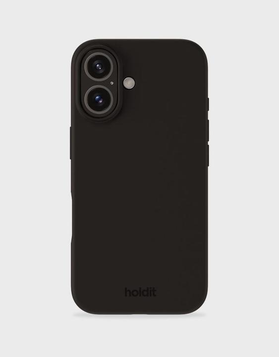 Actual product image Holdit Silicone Case iPhone 16 Plus Black (Apple iPhone 16 Plus)