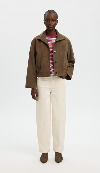 Produktbild Selected Slfessential Ss Striped Boxy Tee Noos (M)