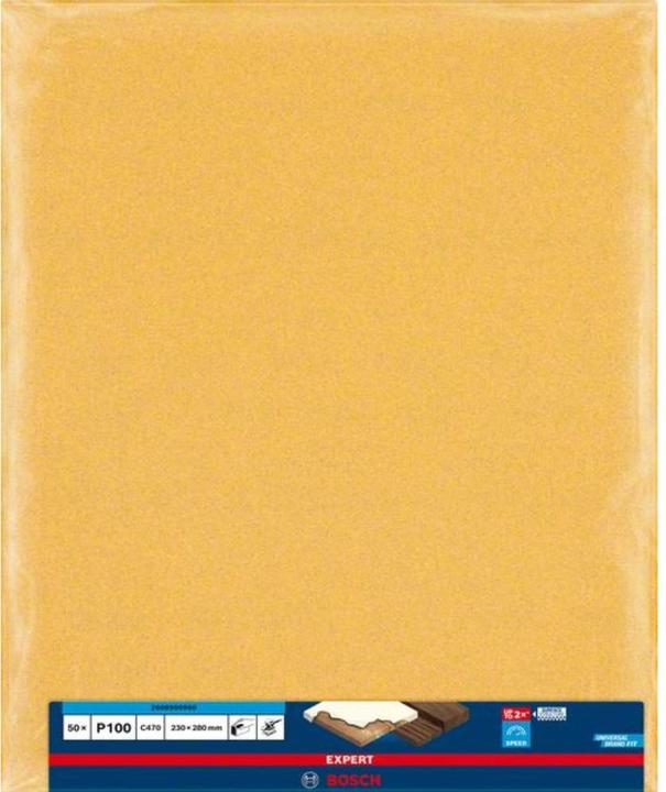 Productafbeelding Bosch Professional Zubehör Expert C470 Schuurpapier voor handschuren, 230 x280 mm, G 100 (100)