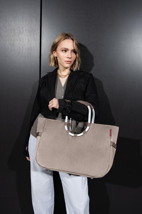 Produktbild reisenthel loopshopper L herringbone mokka