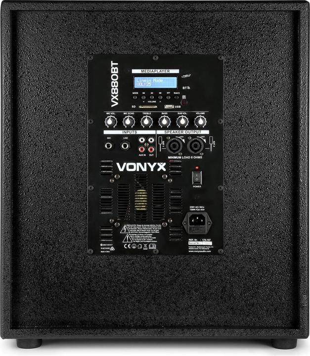 Immagine prodotto Vonyx Sistema PA VX880BT (Attivo, 2x 1000 W)