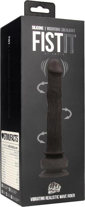 Produktbild Shots Vibrating Realistic Wave Rider - Black