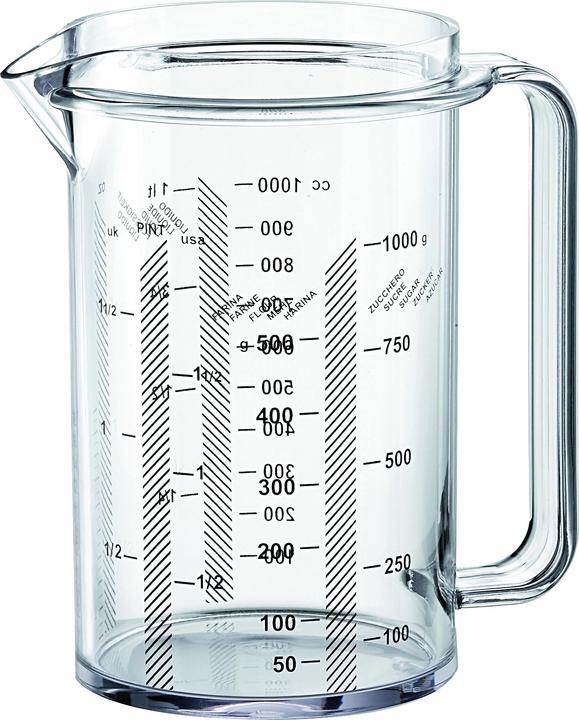 Produktbild Guzzini 01320100 Fratelli Kitchen Active Design Messkrug SAN (1000 ml)