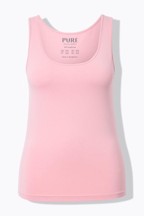 Produktbild Ulla Popken Tanktops, 2er-Pack, uni/Gingko, Rundhals (50, 52)