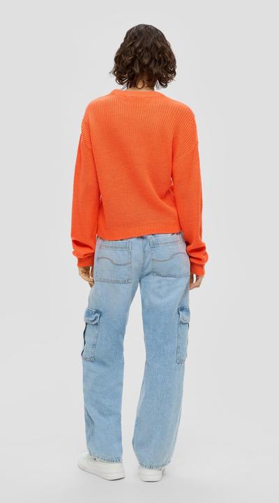 Produktbild s.Oliver Strickpullover Leichter Sommerstrickpullover im Relaxed Fit (S, XL)
