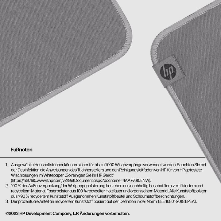 Actual product image HP 100 Sanitizable Mouse Pad