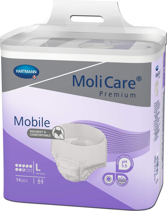Actual product image MoliCare Mobile 8 Incontinence Pants (14 x, L)