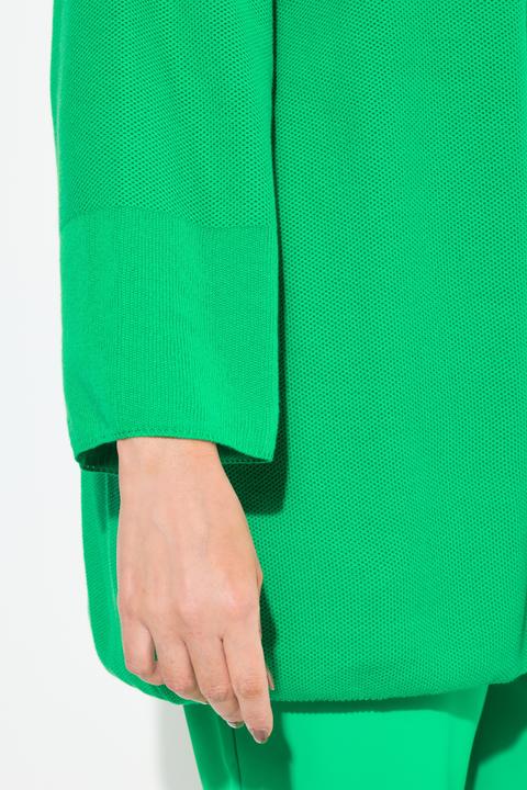 Image du produit Ulla Popken Cardigan coupe ouverte et évasée, encolure en V et manches 3/4 (46, 48)