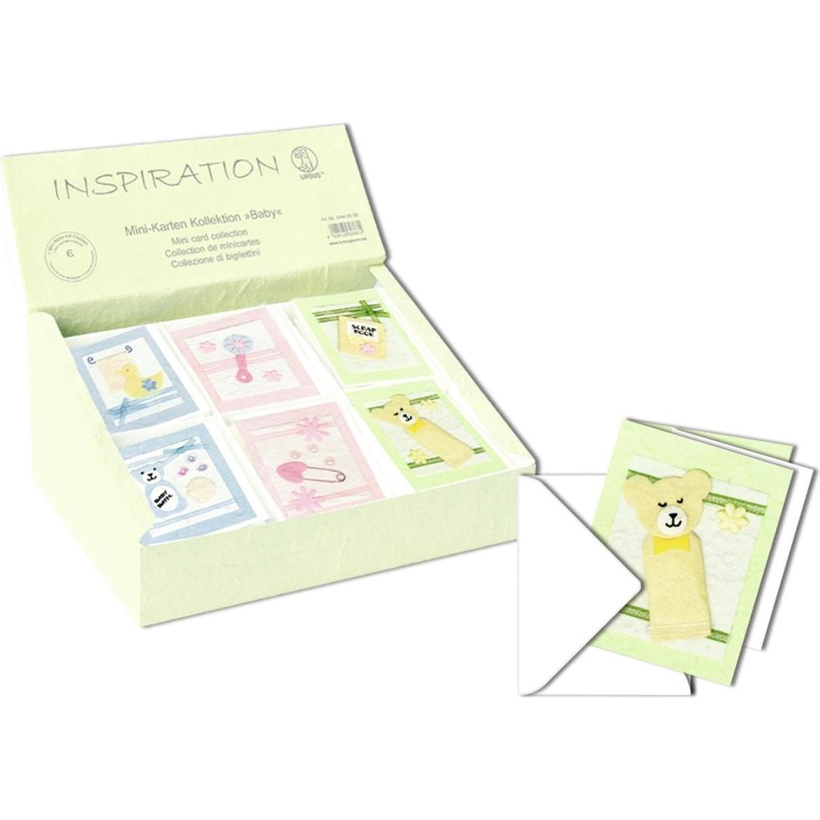 Ursus, Grusskarte + Briefpapier, Mini-Karten VE=60 Stück Kollektion Baby (1 Stk.)