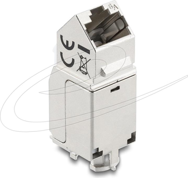 Produktbild Delock Keystone Modul RJ45 Buchse zu LSA Cat.6A 45° gewinkel (Keystone Modul)
