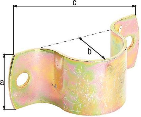 Produktbild Alberts Rohrschelle 42 mm fr 11/4 Zoll galv. verzinkt, dickschichtpassiviert