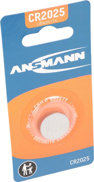 Produktbild Ansmann Lithium Knopfzelle CR2025, 3 Volt (CR2025)