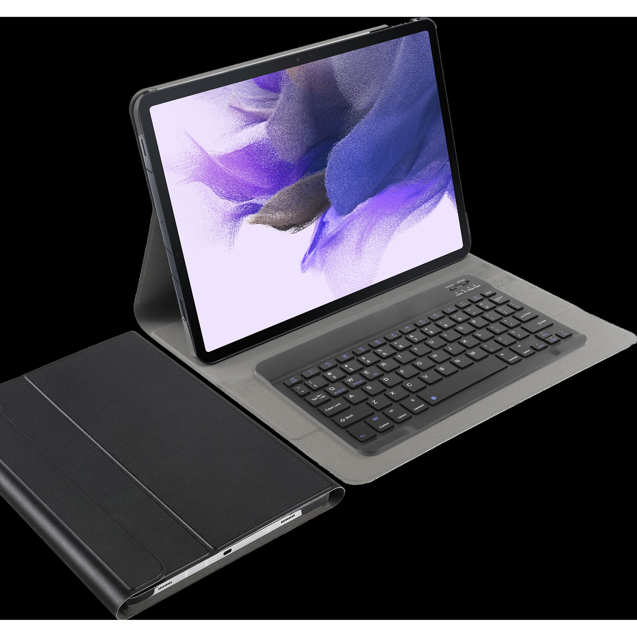 Cazy Tastatur Hülle Kompatibel mit Samsung Galaxy Tab S7 FE - Schutz Etui mit magnetisch Abnehmbarer (Eng. Int., Galaxy ...