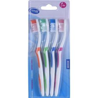 Carrefour, Handzahnbürste, 8711295884351 (Mittel, 4 x)
