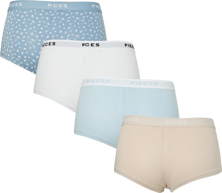 Immagine prodotto Pieces PCLOGO 4er-Pack Boxershorts (XS, confezione da 4)