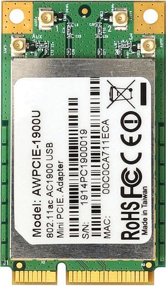 Actual product image Alfa Network AWPCIE-1900U - 802.11ac AC1900 USB mini PCIe adapter (PCI Express 1.1)