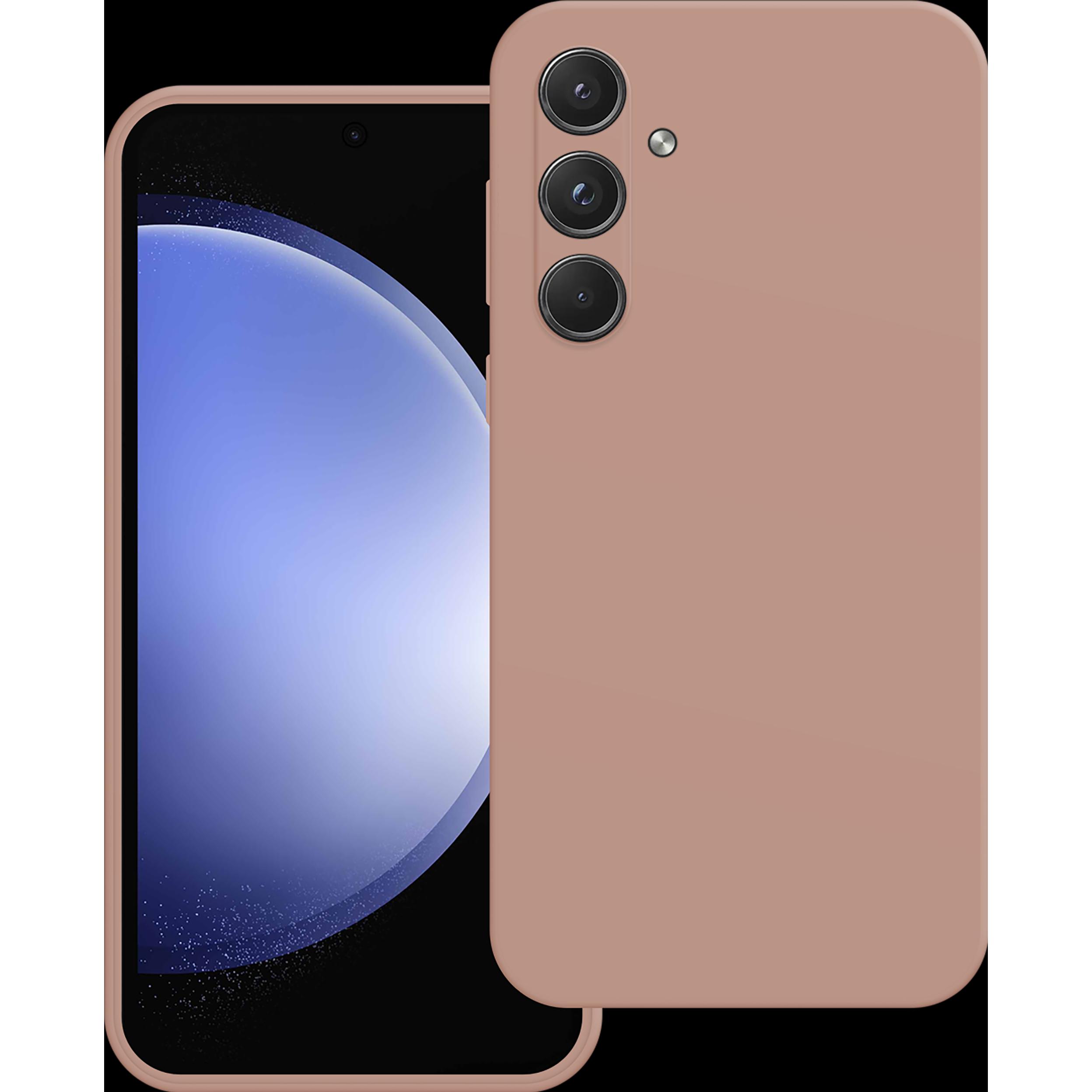Cazy Hülle Kompatibel mit Samsung Galaxy S23 FE - Color TPU Schutz - (Samsung Galaxy S23 FE), Smartphone Hülle, Rosa