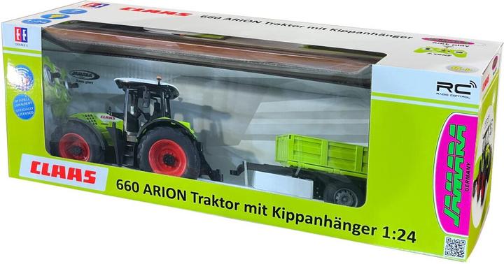 Produktbild Jamara Claas Arion 660 mit Kippanhänger