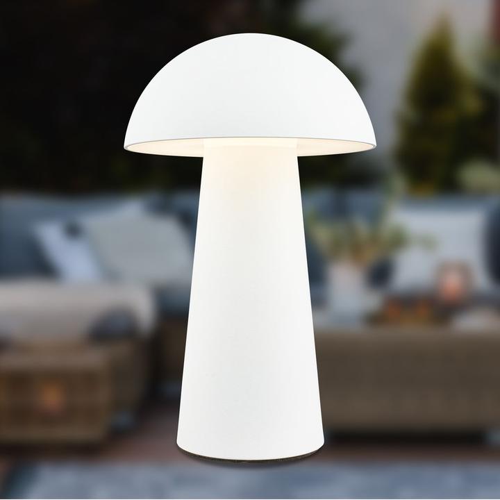 Actual product image Briloner Rechargeable LED table lamp, white, LED/2W (140 lm)