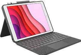 Productafbeelding Logitech Combo Touch (DE, Apple iPad 2019 (7e generatie), Apple iPad 2020 (8e generatie), Apple iPad 2021 (9e generatie))