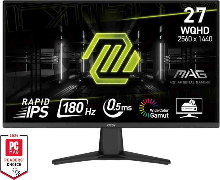 MSI MAG 275QF 27inch Rapid IPS WQHD (2560 x 1440 pixels, 27")