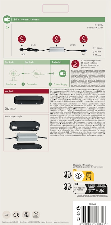 Actual product image Paulmann Plug & Shine Power Supply