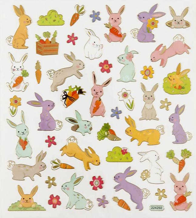 Produktbild Creativ Company Sticker Hase (48 x, 15 x 16.5 cm)