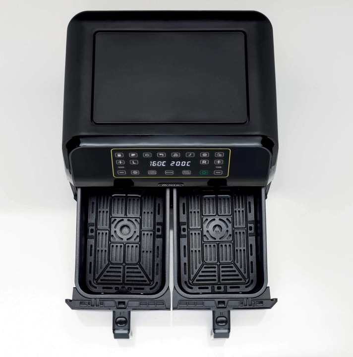 Immagine prodotto Ariete 4623 Airy Fryer Dual, Friggitrice ad aria con doppio cestello, 1700 W, Capacità 8L, 3 Funzioni di co