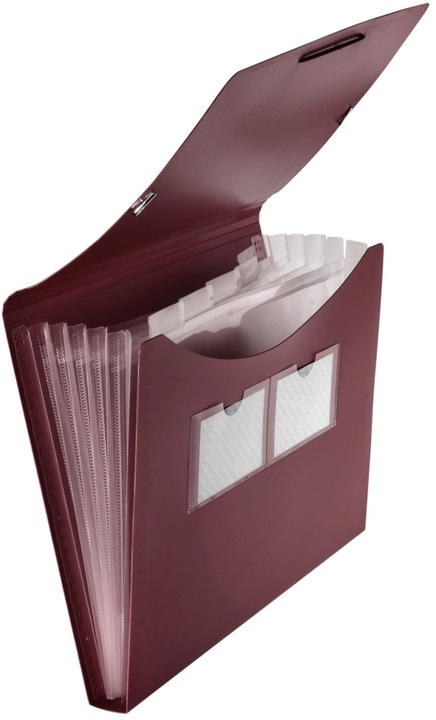 Produktbild Foldersys Fächermappe 5 Fächer rot (A4, 1 x)