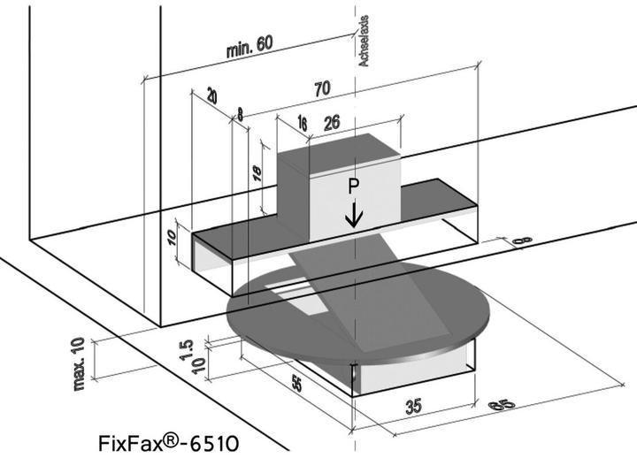 Immagine prodotto Fixfax Paracolpi per porte a pavimento (1 pz.)